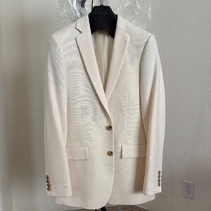 NWT Men's J. Crew Thompson Ivory Dinner Blazer, Slim Fit, 34R